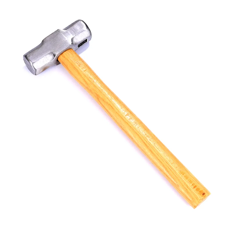 Sledge hammer with wood handle, conforms with GS standard