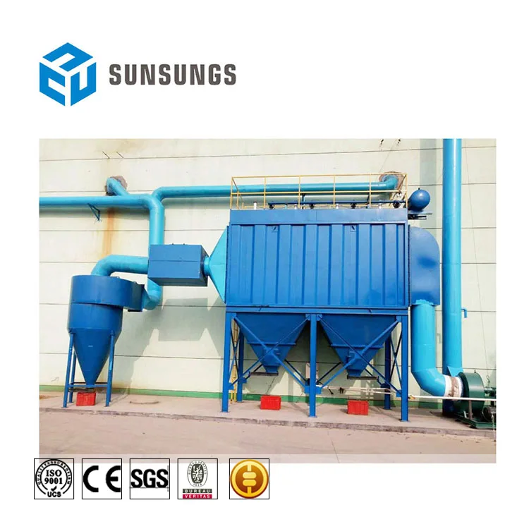 
Low pressure industrial dust collector/dust extractor/dust suppression system for Cement Plant 
