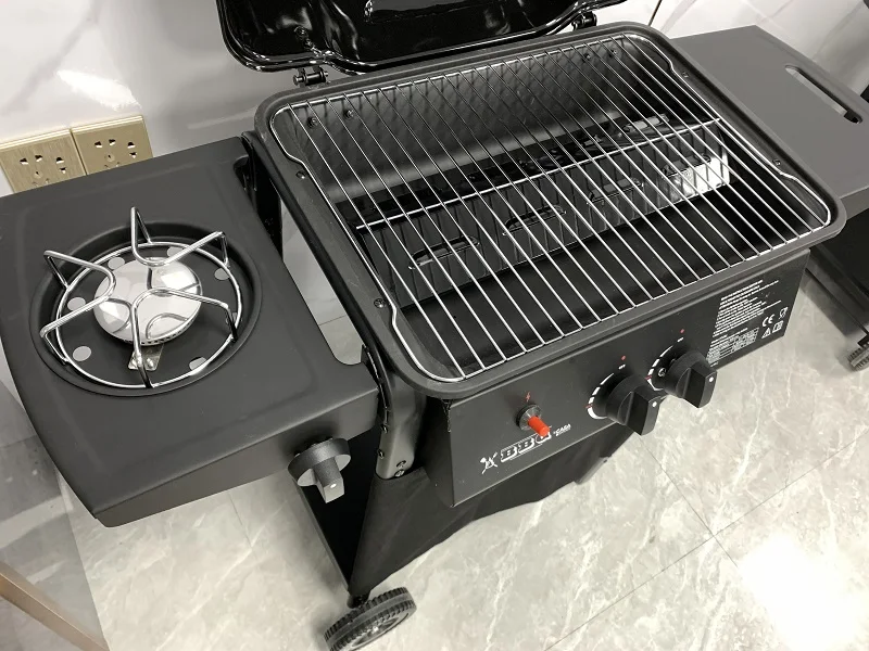 Professional Factory Durable Good Quality Grill Barbecu Gas Garden Barbecue Smokers With Side Burners
