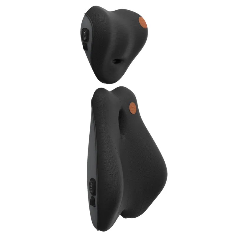 Simulation Human Massage Car Seat Back Support waist Headrest Pillow Home Office Massage Neck Support Pillow