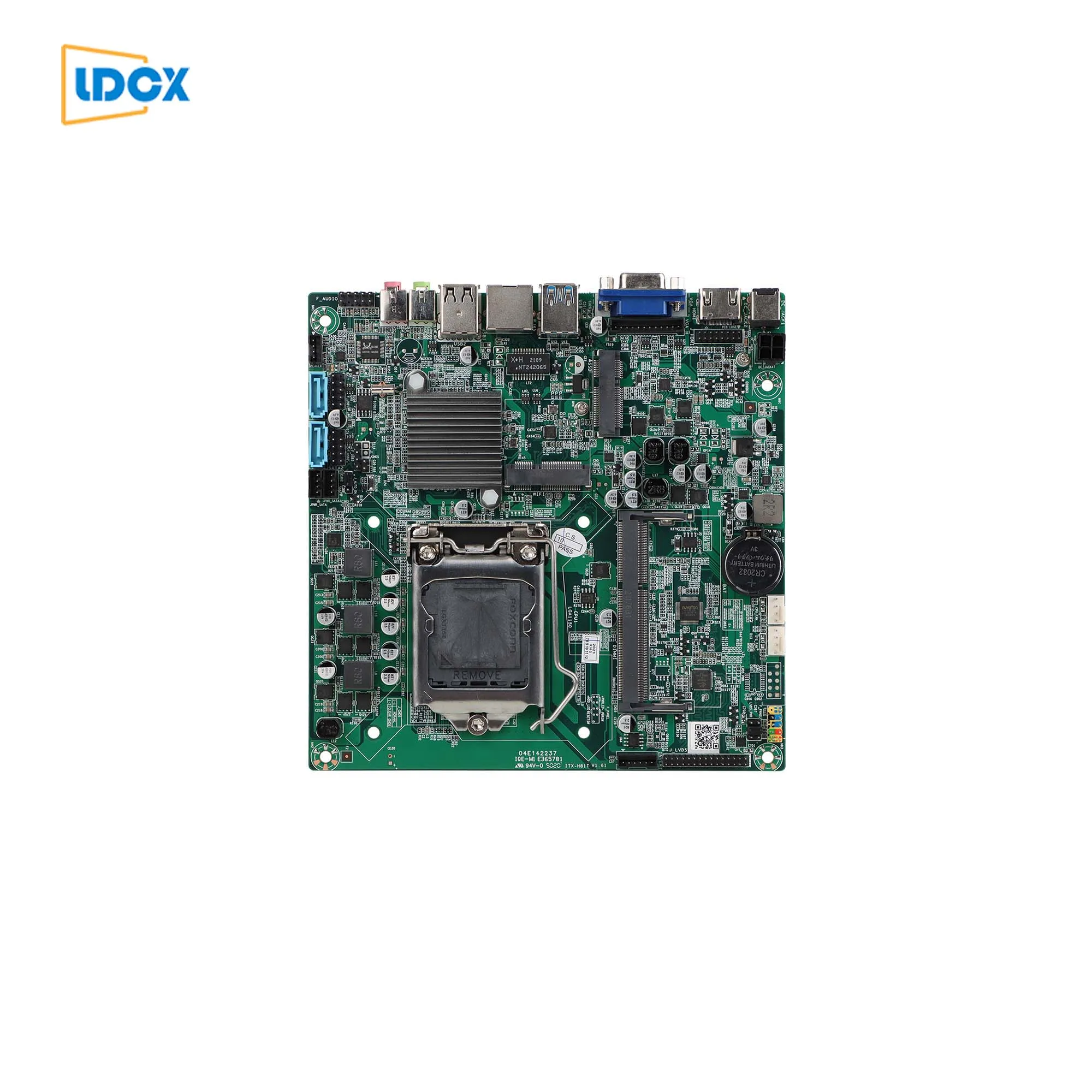 LDCX H81 Thin ITX LGA1150 DC12V industrial control computer motherboard