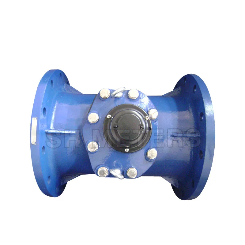 Ультразвуковой счетчик воды с температурным дисплеем DN400 RS485 высокая точность двойной фланцевый для сельского хозяйства