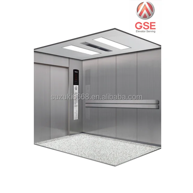 Suzuki Best Elevator Brand Guangdong elevator lift manufacturer Machine roomless 2 stops 3 stops Hospital Elevator 1600kg