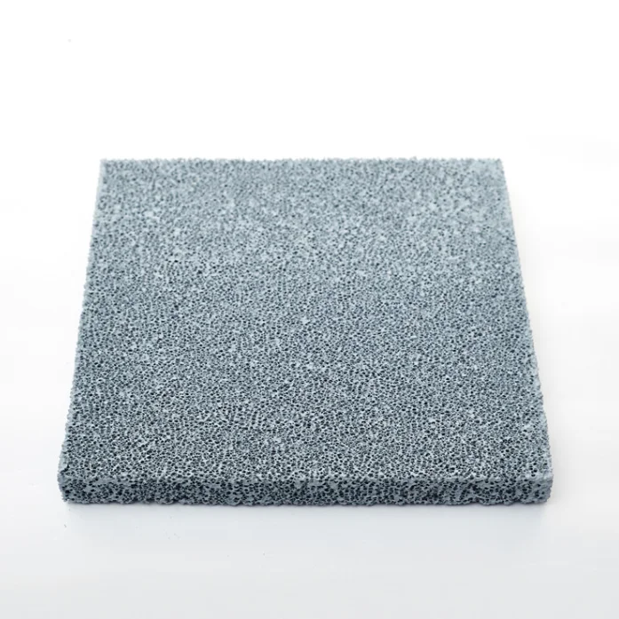 Reasonable Price High Mechanical Strength Black and Gray Silicon Carbide Ceramic Foam Filter
