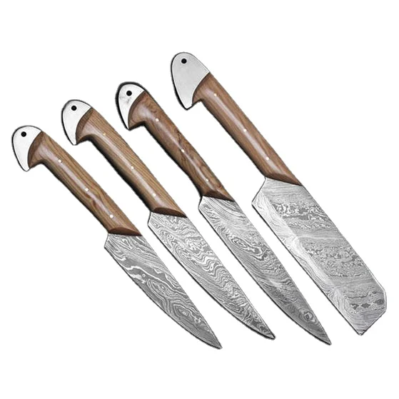 DAMASCUS STEEL CHEF KNIVES SET