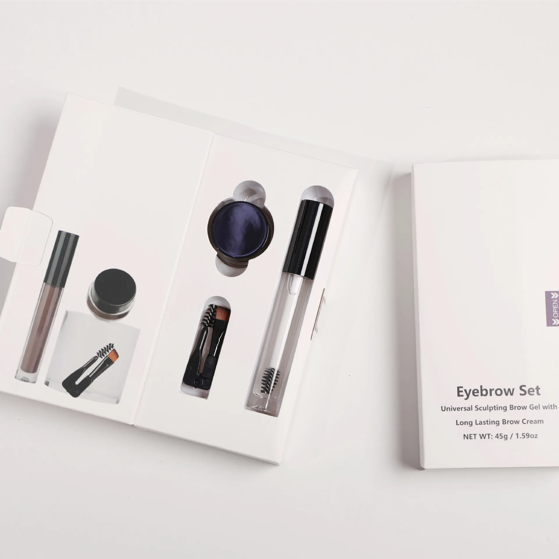 Own Brand Cosmetic Set Brow Kit Brow Freeze Styling Wax Gel Long Lasting Waterproof ABS 10g 3 Years Eye Gel Ceramic Eyebrow Gel