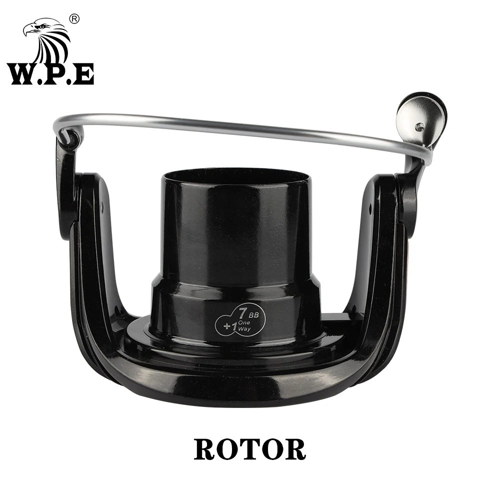 W.P.E HKA 5000/6000 Spinning Reel 4.1:1 7+1BBs Front and Rear Drag System Max Drag Power 14.5KG Carp Fishing Tackle