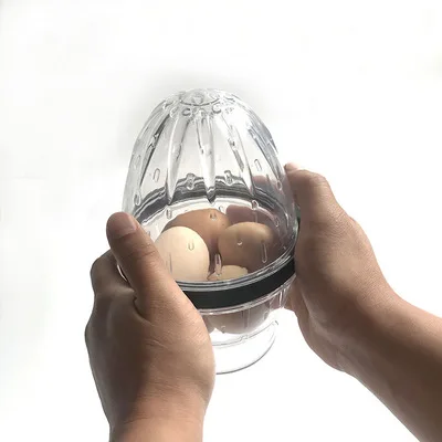 Kitchen Gadgets rotating Egg Shell Separator Egg Stripper Peeler Split Slip Out Of Its Shell Accessories