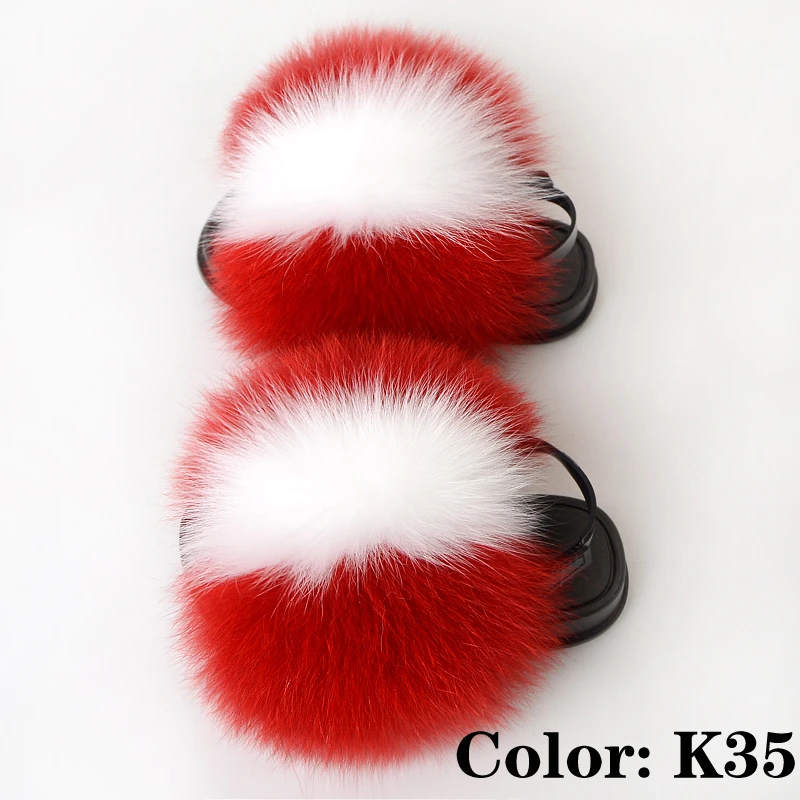 
Children Summer Shoes Furry Fashion Luxury Plush Outside Fluffy Fur Slides Kids Sandals Slippers With Strap 