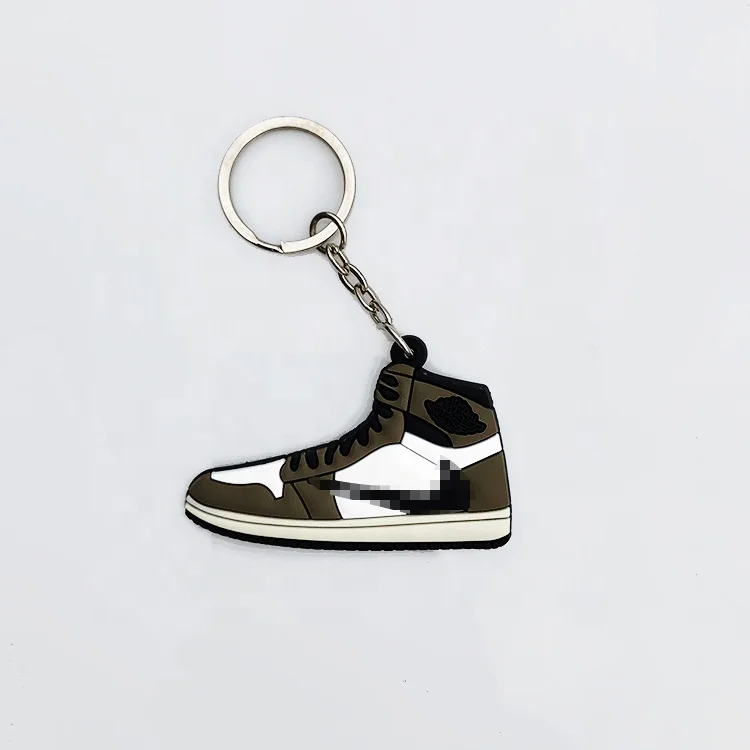  Оптовая продажа 2D 3D мини Yeezy воздушный баскетбольный мягкий ПВХ брелок для