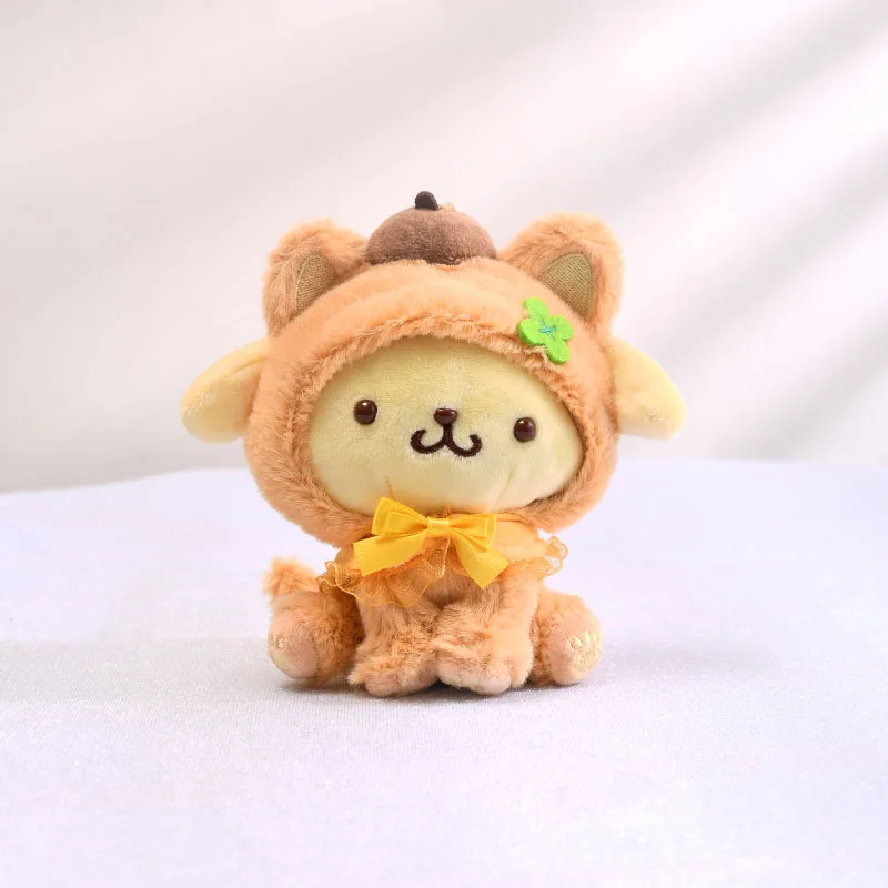 10 см аниме kuromi melody Cinnamoroll плюшевая подвеска kt cat плюшевый брелок для подарков