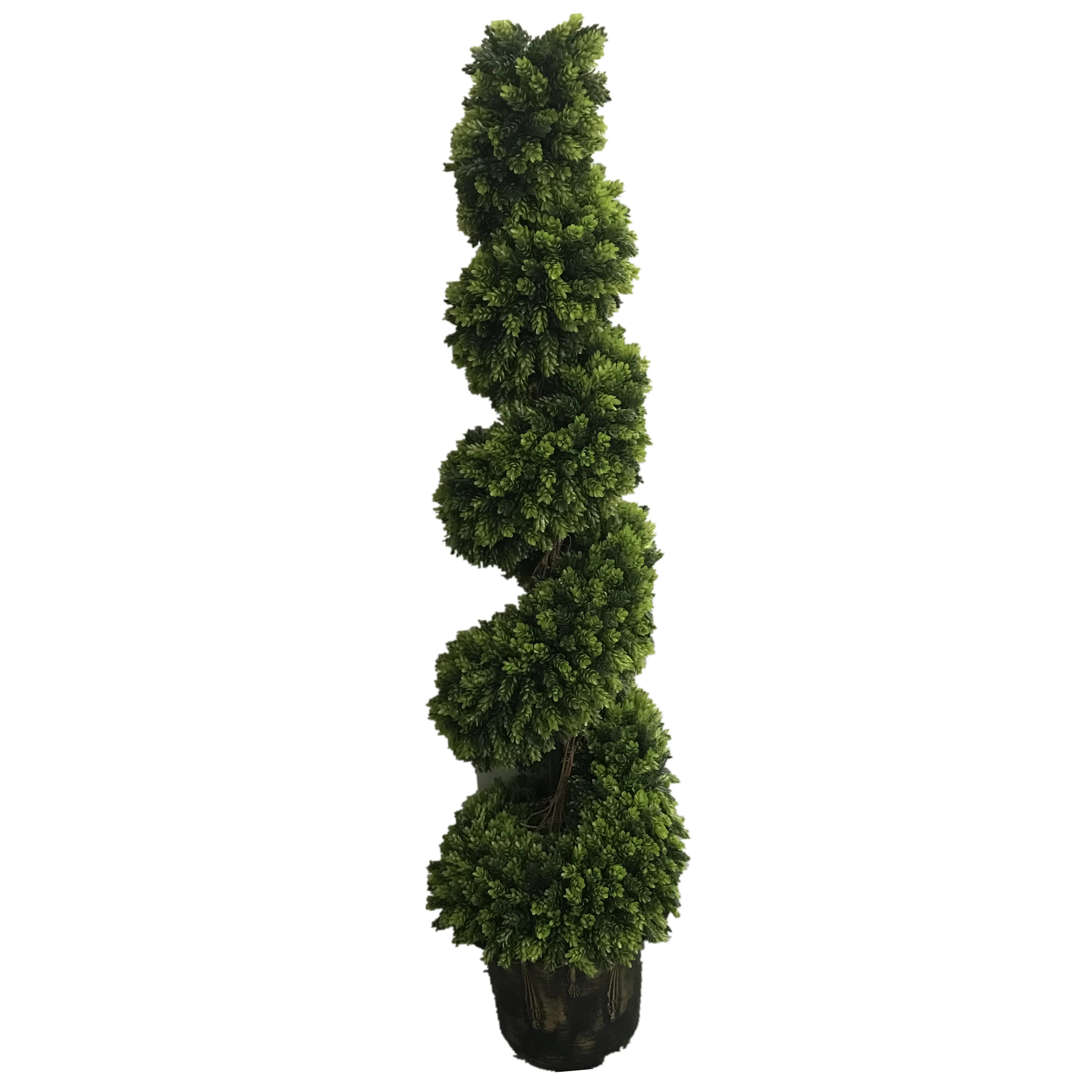 High Quality Custom Artificial Topiary Trees Artificial Boxwood Spiral Tree