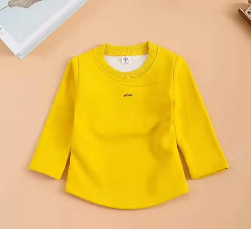 
Customized logo design 100% cotton children plain kids pullover hoodies for boys and girls 