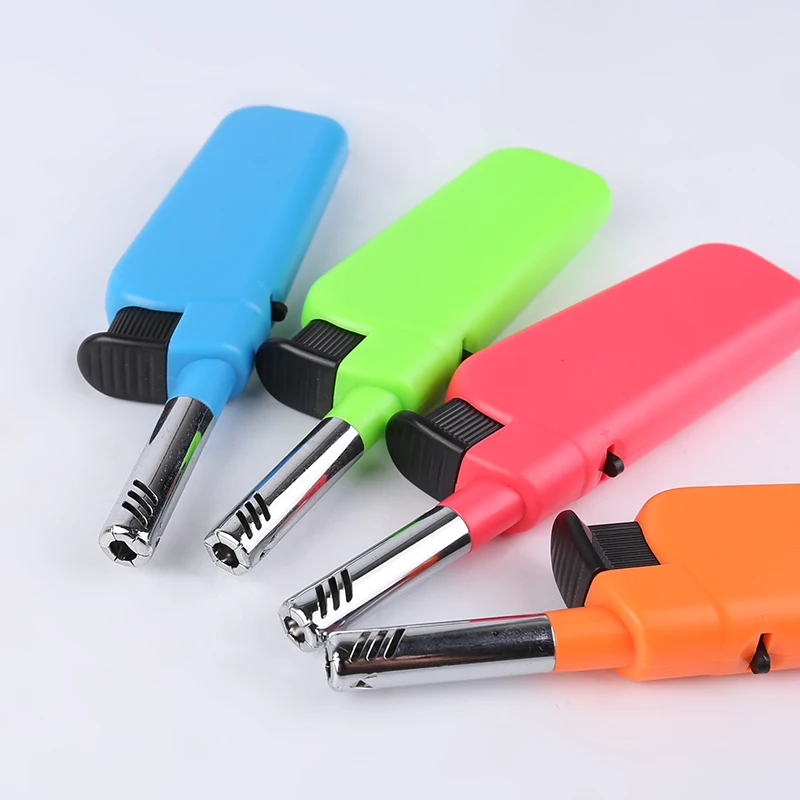 smoking gas lighter kitchen bbq lighter OEM HC-1016 gas lighter cheap price colorful good quality popular best selling
