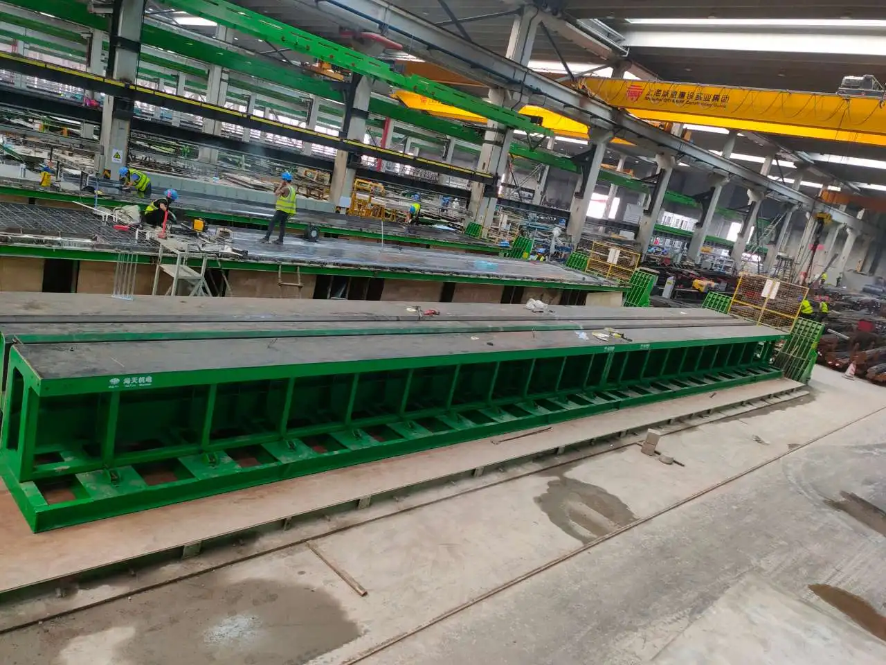 Precast concrete prestressed double T plate mold with adjustable size for civil engineering