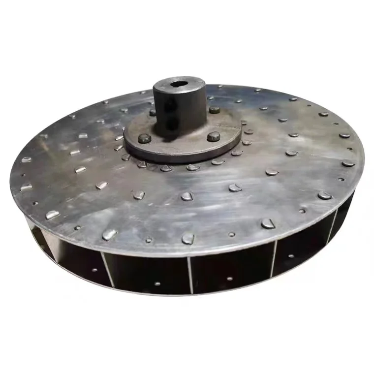 Industrial oil mist machine collector fan impeller smoke purifier fan aluminum impeller