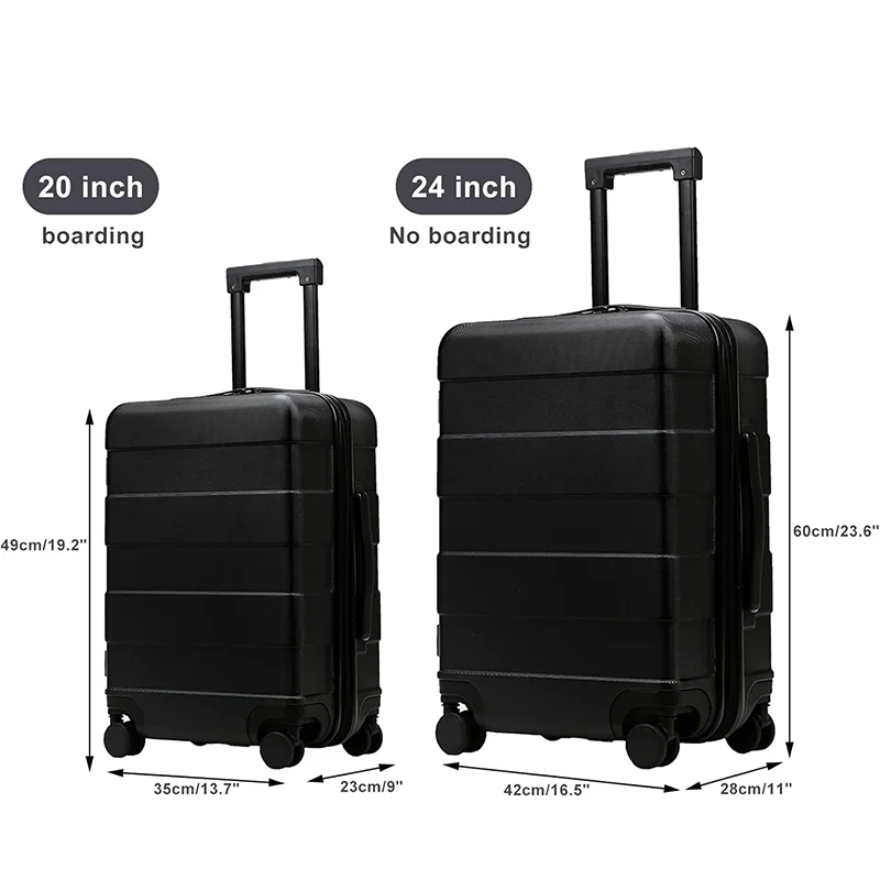 Pailox Air compressed Carry-ons best light carry on luggage Abs Suitcase Set Air compressed luggage