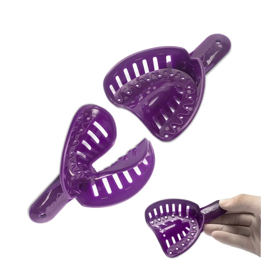 SJ Implant impression tray pedo adult abs teeth orthodontic tray dental colorful plastic impression trays