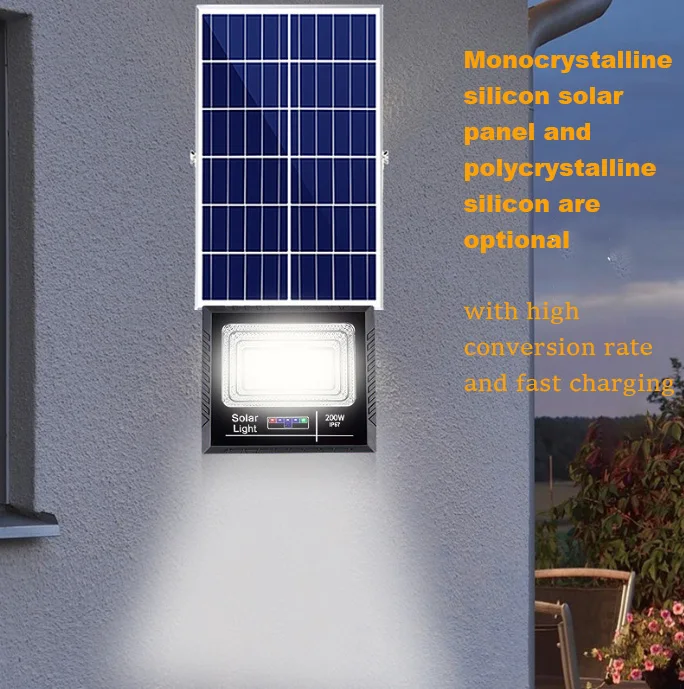 Ip67 Solar Powered 200 Watt Abs Philippines Bosca Outdoor Led 30W 200W Solar Flood Light With Panel