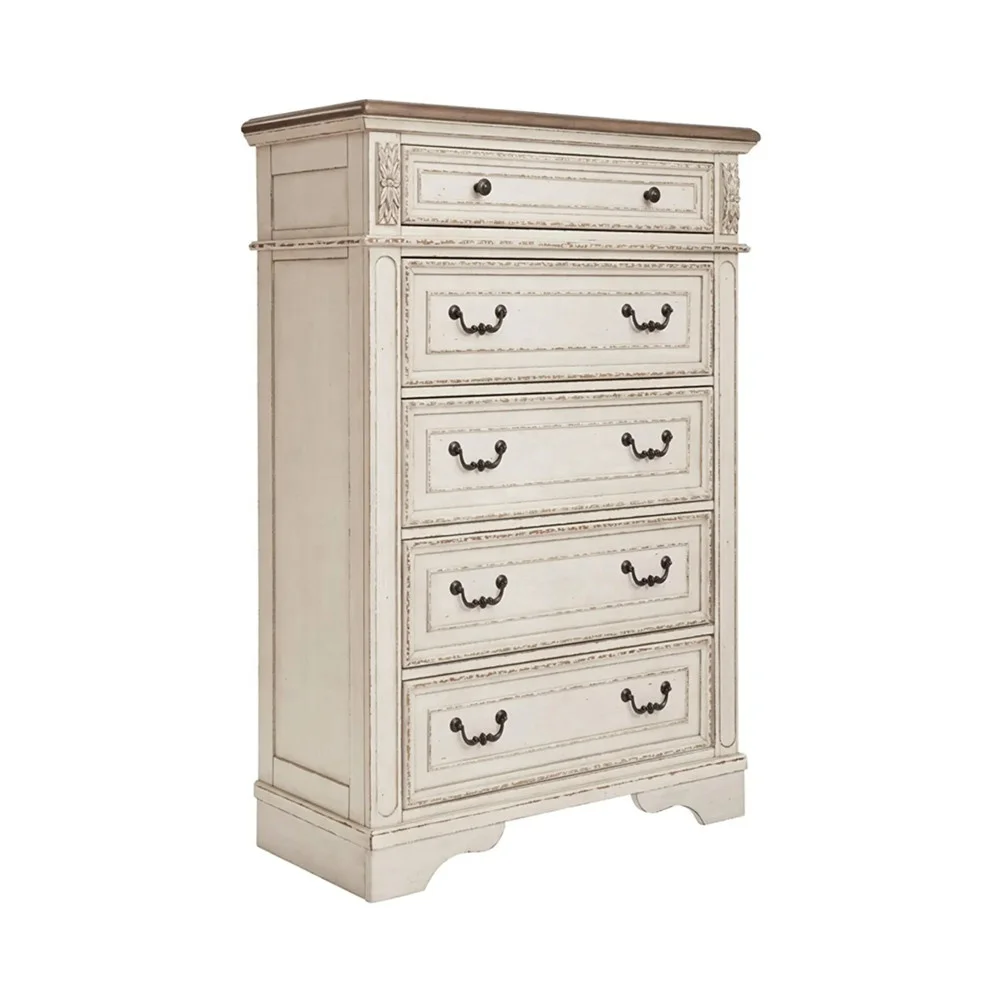 Factory direct selling living room furniture french country classic style high chest of drawers