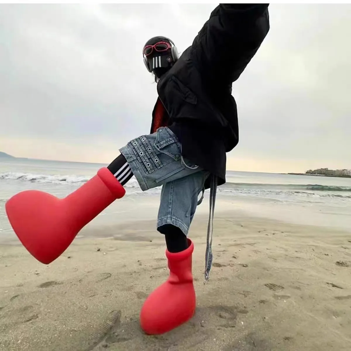 Big Red Trending Custom Other Rain EVA Rubber Cartoon Men Women Astro Boy Big Red Boots