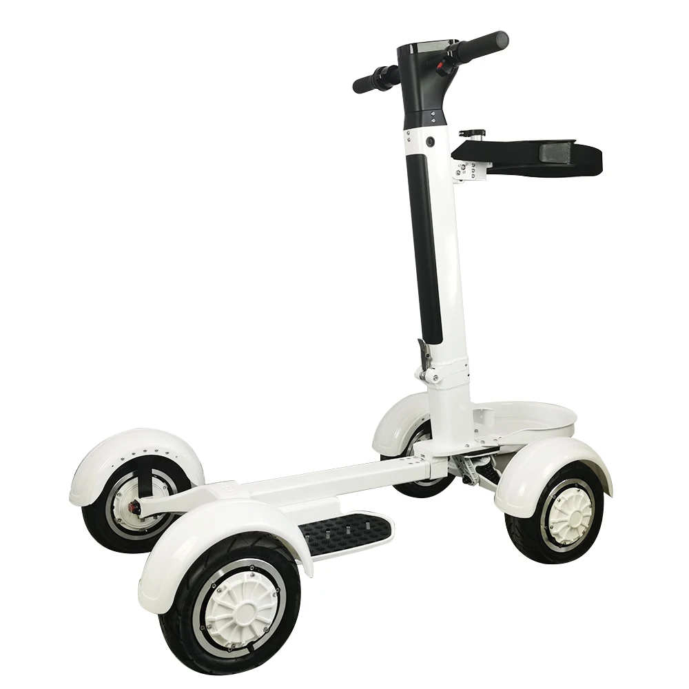 High Quality Easy Foldden Four Wheels Electric Push Golf Buggy Lithium Battery Golf Cart Scooter