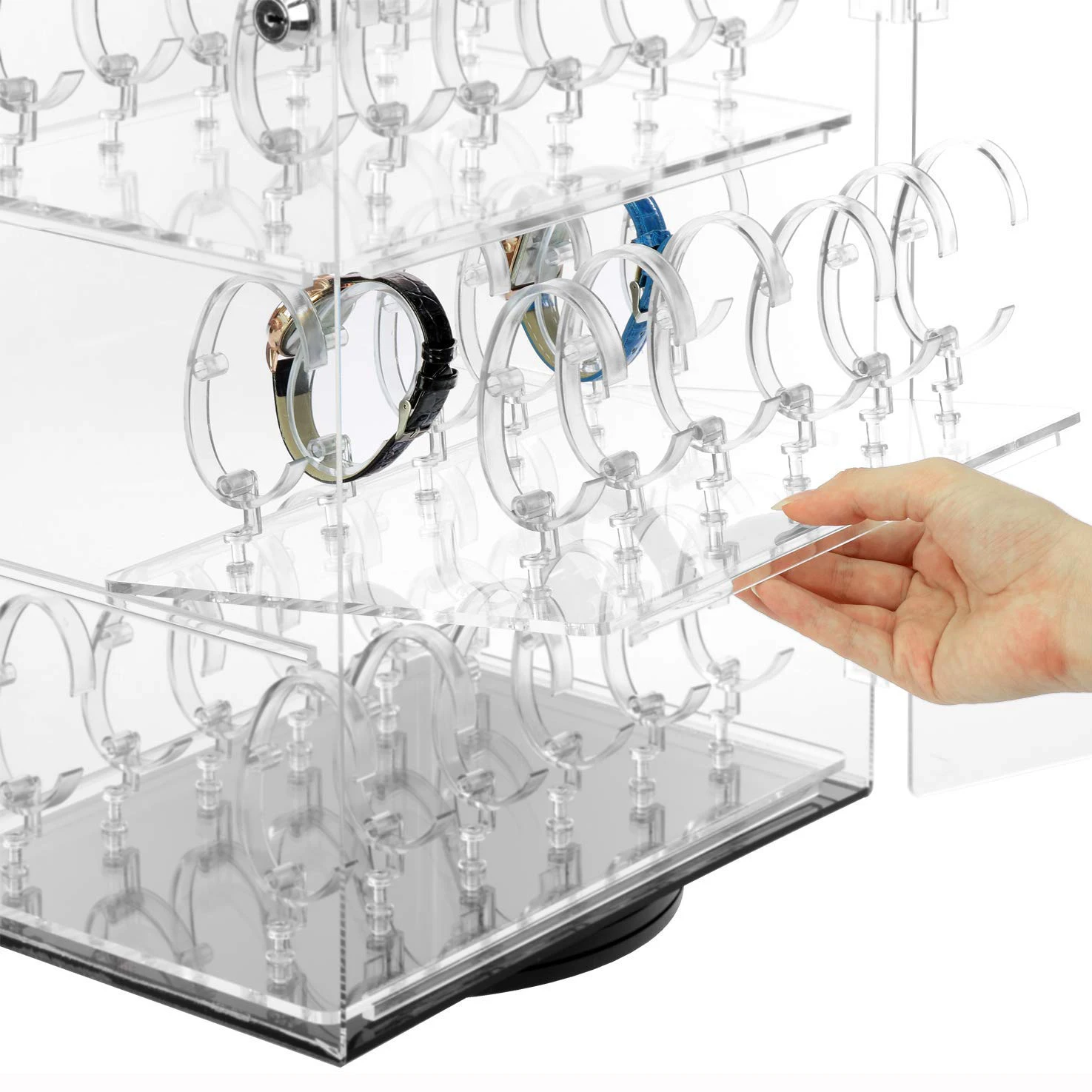 Лидер продаж наручные часы VONVIK дисплей для розничных часов подставка Apple