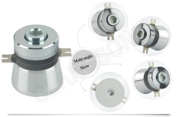 2023 High Quality Transducer With Screw Hole 40k 60w Piezo Ultrasonic Transducer For Yuhuan Valve Washing Machine