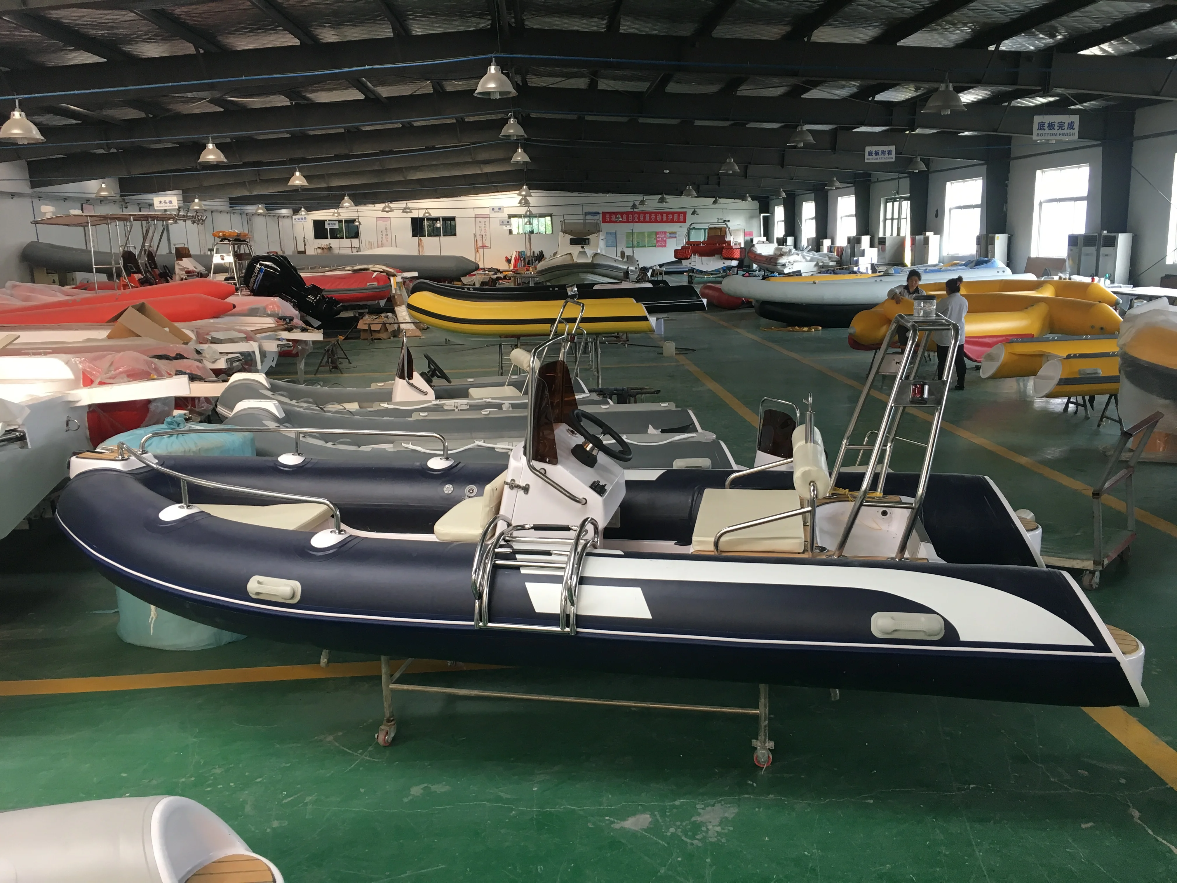 4.8m rib boat with outboard motor rib-480 with CE certificate inflatable boat