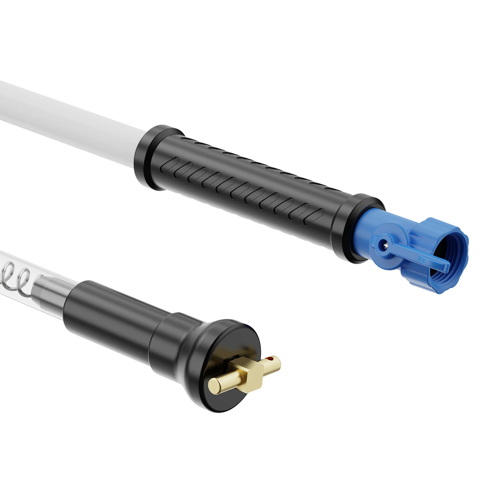 RV Holding Tank Swivel Stick Rinser,Powerful Rotary Cleaning Action & 34-Inches of Flexible Reach&1/4 Turn Shutoff Valve