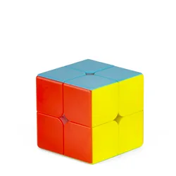 Magic-Cube Colorful Stickerless Speed 2X2 Cube Anti-stress 2X2X2 Learning&Educational Puzzle Cubes Toys
