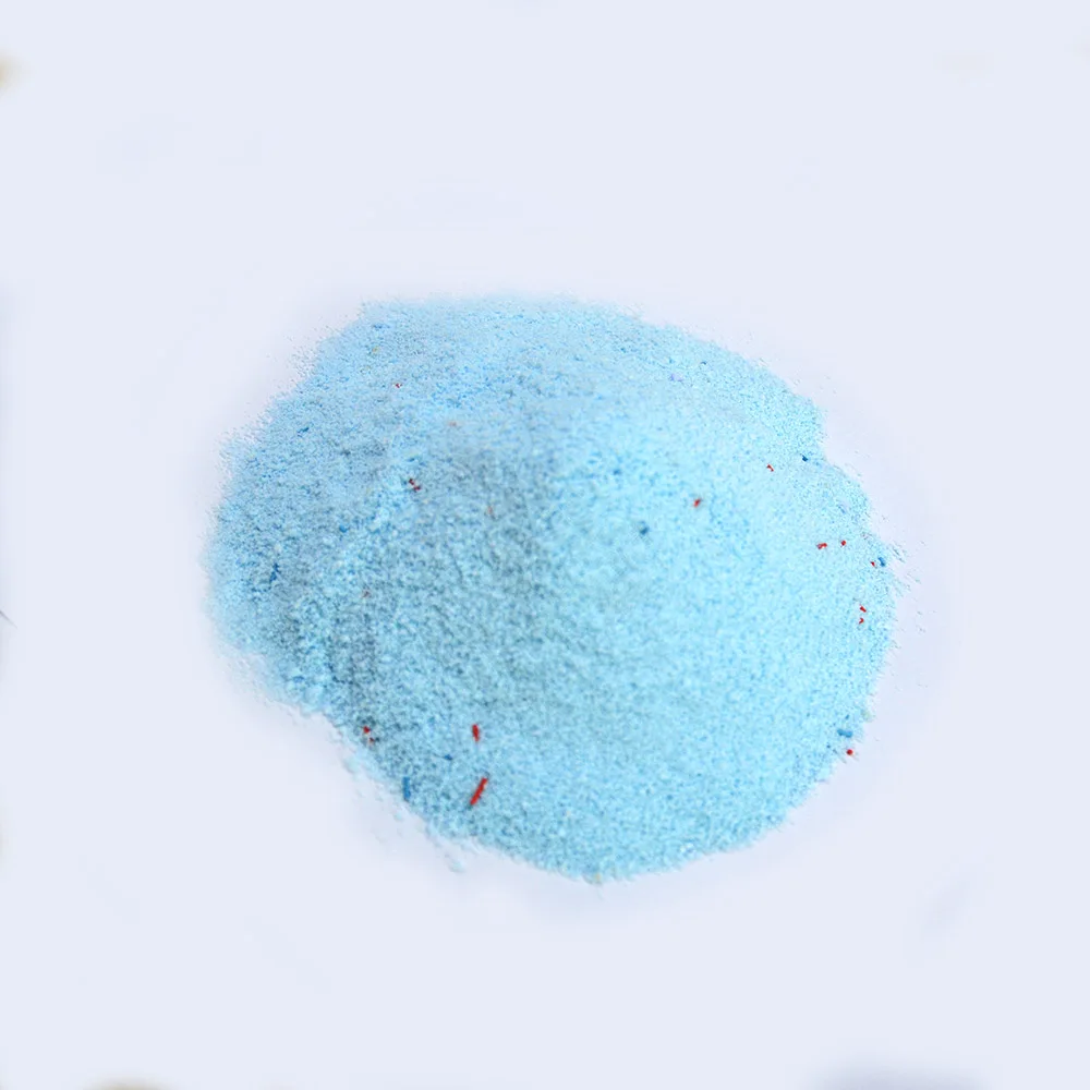 Cheap Wholesale 15kg Bag Light Blue Powder Laundry Detergent for South American Market