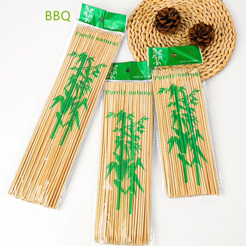 Large 30 cm Bamboo Paddle Teppo BBQ Wood Stick Skewer for Hot Dogs a Must-Have Tool for Your Barbecue