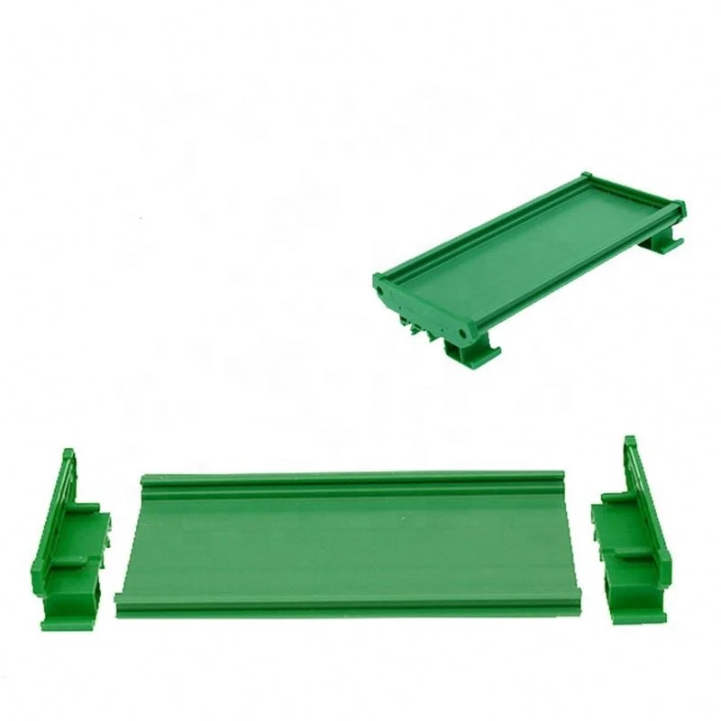 DIN Rail Mounting Carrier Bracket Terminal Block Connector Plastic Box PCB Mounting Adapter PCB Housing PCB Width 72mm