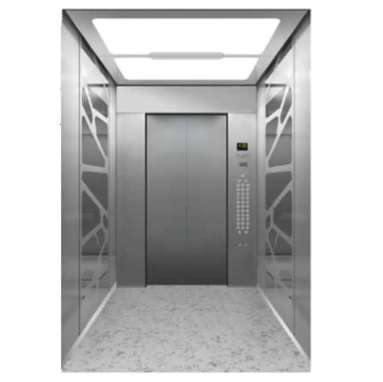 CNAS Small Passenger Elevator In Tall Building 450KG residential lift for 6 Persons