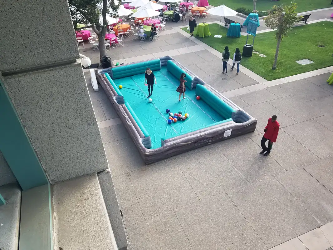 Commercial Human Pool Table Inflatable Snooker Soccer Pool Table,Inflatable Snook Ball Billiards Table Field