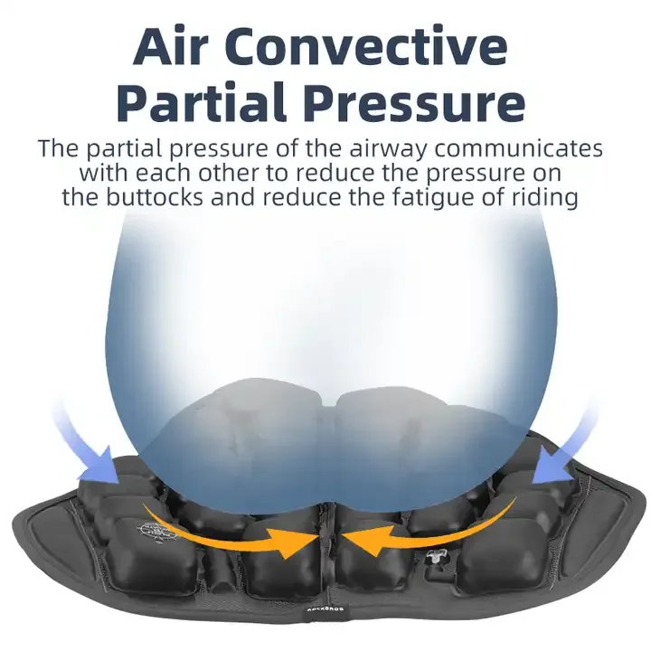ROCKBROS  Motorcycle 3D cushioned and shockproof comfortable air cushion motorcycle seat