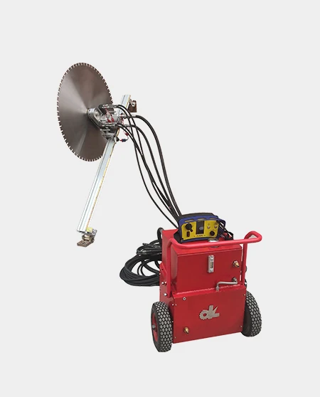 Full automatic hydraulic wall saw machine for cutting concrete