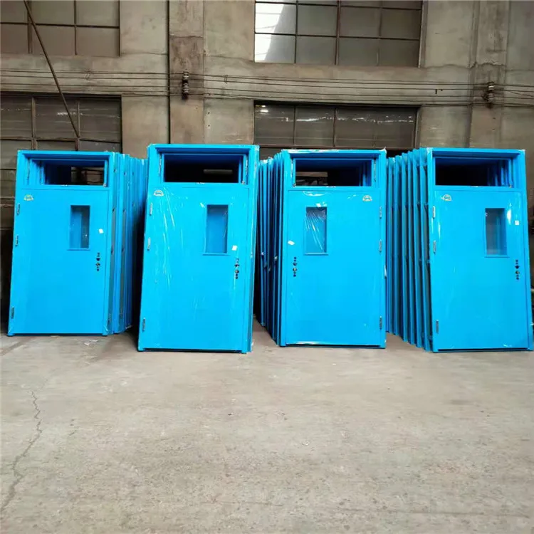 Cheap School Hospital Building Materials Steel Fireproof Sliding Security Door