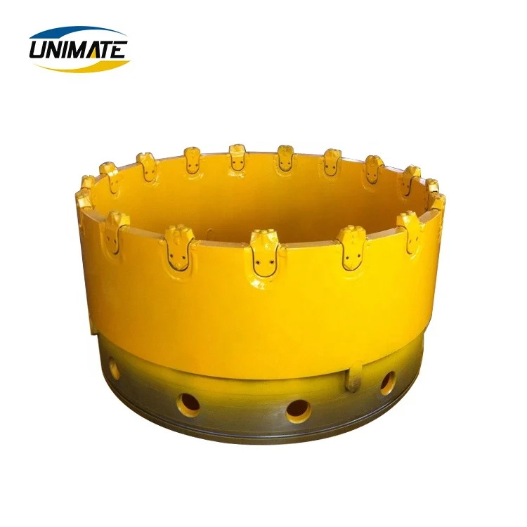 
Bauer foundation drilling tools Casings replaceable tooth and holder for casing shoe with WS39 WS46 Kennametal Betek 