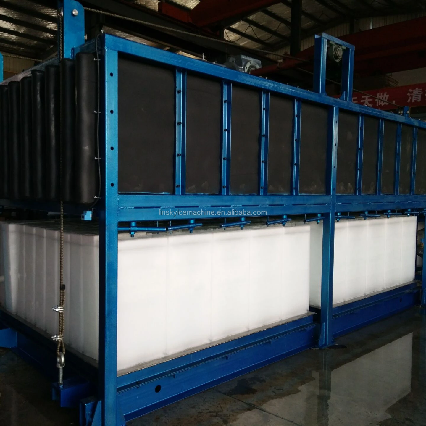 Direct cooing block ice machine 5 tons commercial ice block making machine