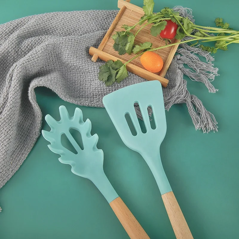 В наличии 12 шт набор кухонных принадлежностей Food Grade силиконовые кулинарные принадлежности для
