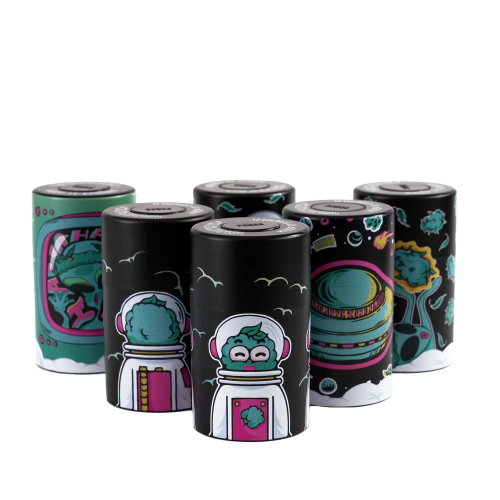 Wholesale Cheap Price Plastic Storage Jars High Quality Airtight Herb Jar Container Stash Can for Tobacco