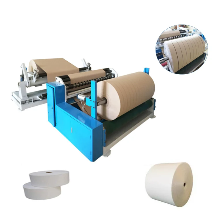 Non-woven Adhesive Tape Cutting And Winding Gum Tape Jumbo Paper Roll Slitting Rewinding Machine