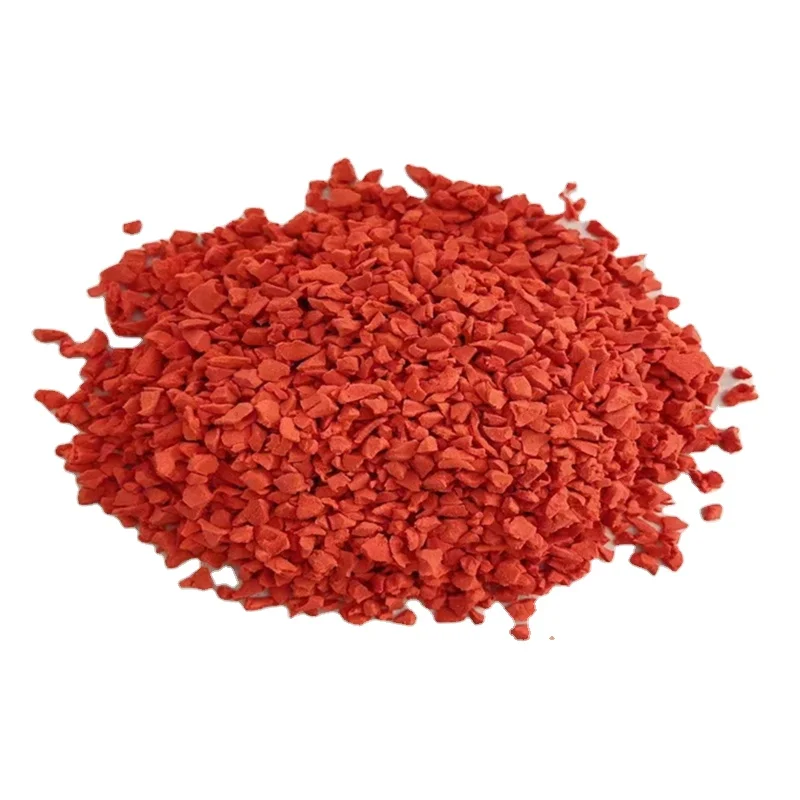 EPDM granules EPDM Colored Rubber Particle Kindergarten Park Community Fitness Trail Lawn Filling with Green Particles