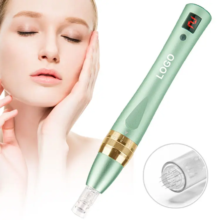 Professional  Skin Care Dark Spot Removing Skin Tightening Microneedling Pen Cordless Microneedle Derma Pen