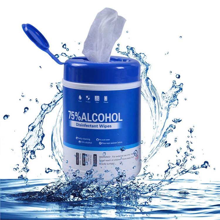 Влажные салфетки в канистре, 60 шт., 80 шт., 100 шт., 120 шт., 150 шт.