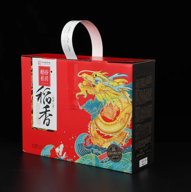 adhesive carry handle tape to carry box and carton