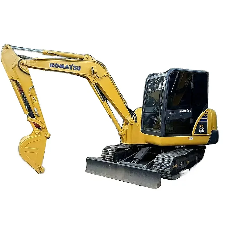 Used Excavator Komatsu PC56 Mini Digger Mini Earth Moving Original Japan Engine Cheap Price For Sale