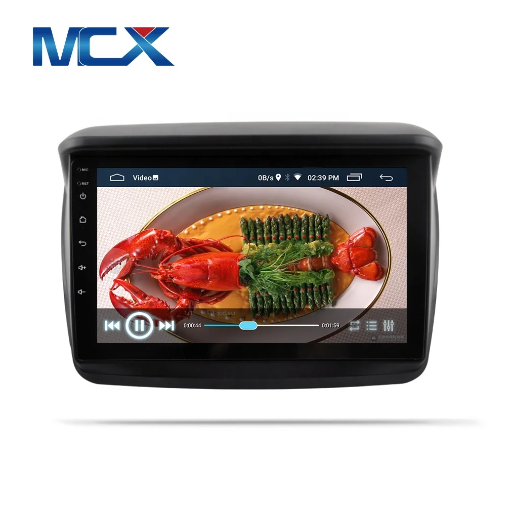 MCX GPS Navigation Android 10.0 radio Touch Screen HD Head Unit Car Audio Video Player For Mitsubishi Pajero 2013-2019